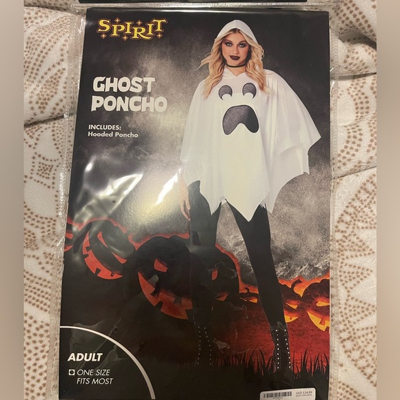 Spirit Other - Ghost poncho Halloween costume